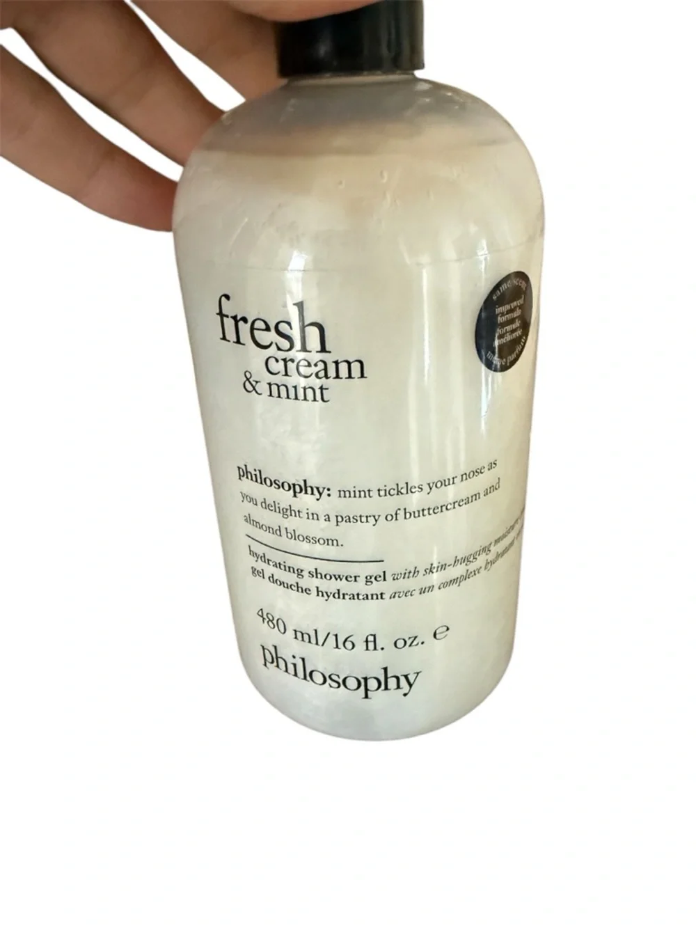 NEW Philosophy Fresh cream and mint shower gel 16 oz
